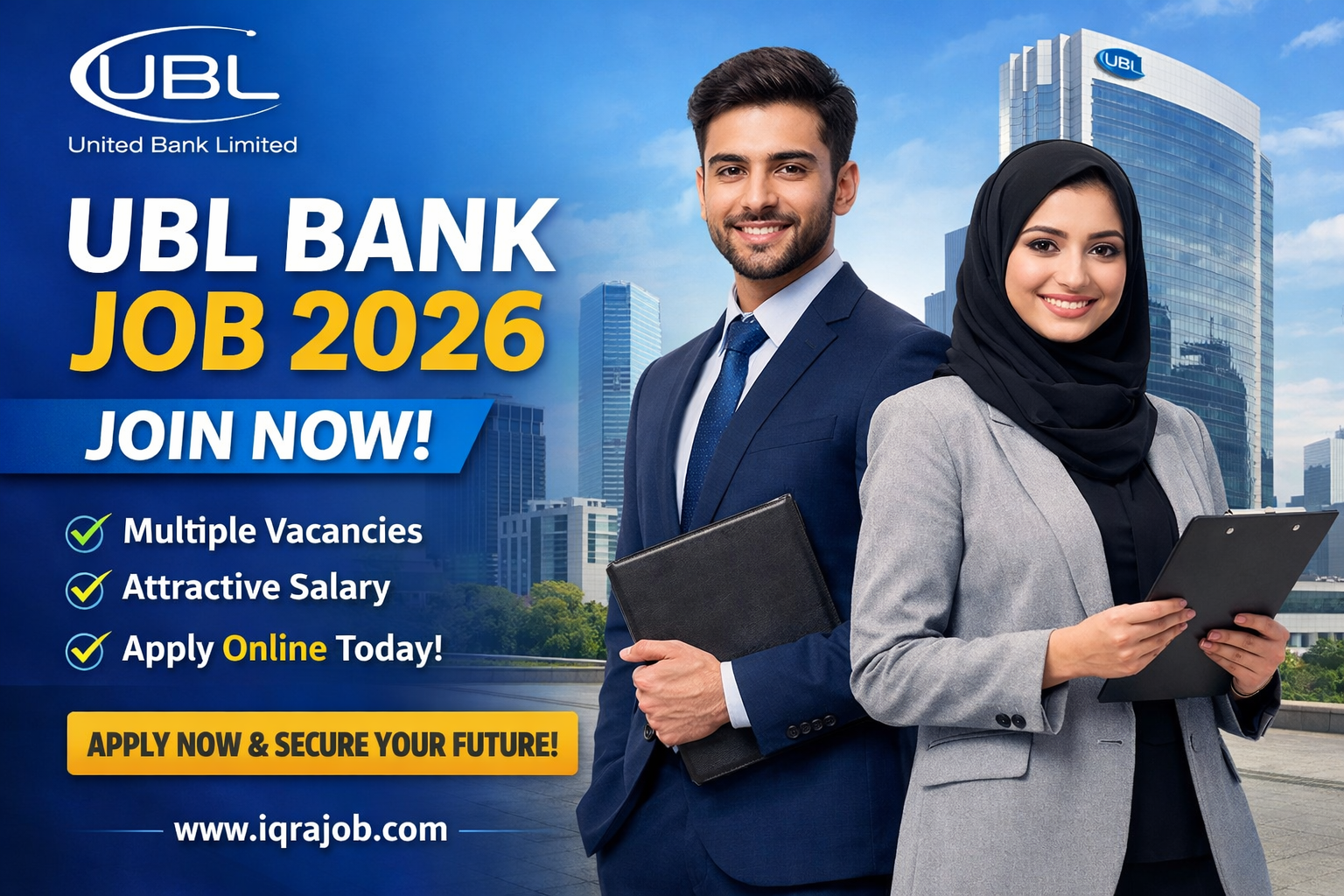 UBL Bank Job 2026